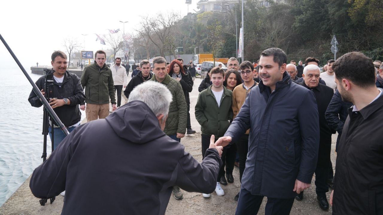 Murat Kurum Sarıyer'de o detaya dikkat çekti: İBB denizi bile kuruttu! 6