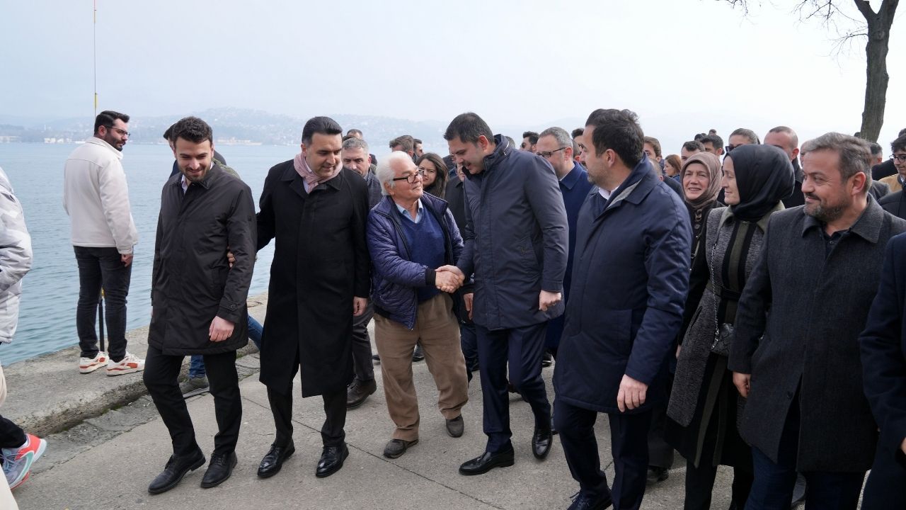 Murat Kurum Sarıyer'de o detaya dikkat çekti: İBB denizi bile kuruttu! 7