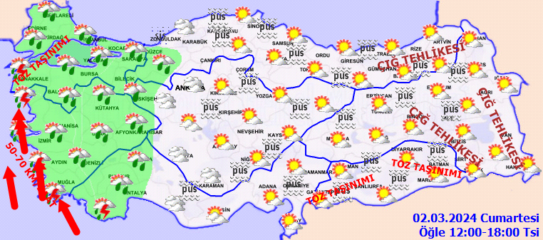 Meteorolojiden uyarı üstüne uyarı! Sağanak yağış ve fırtına geliyor...Çığ tehlikesine dikkat 3