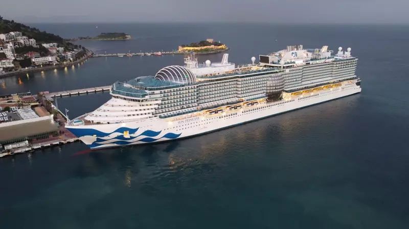 Dünyanın en büyüğü Türkiye'de! Sun Princess' Kuşadası'na yanaştı... 2