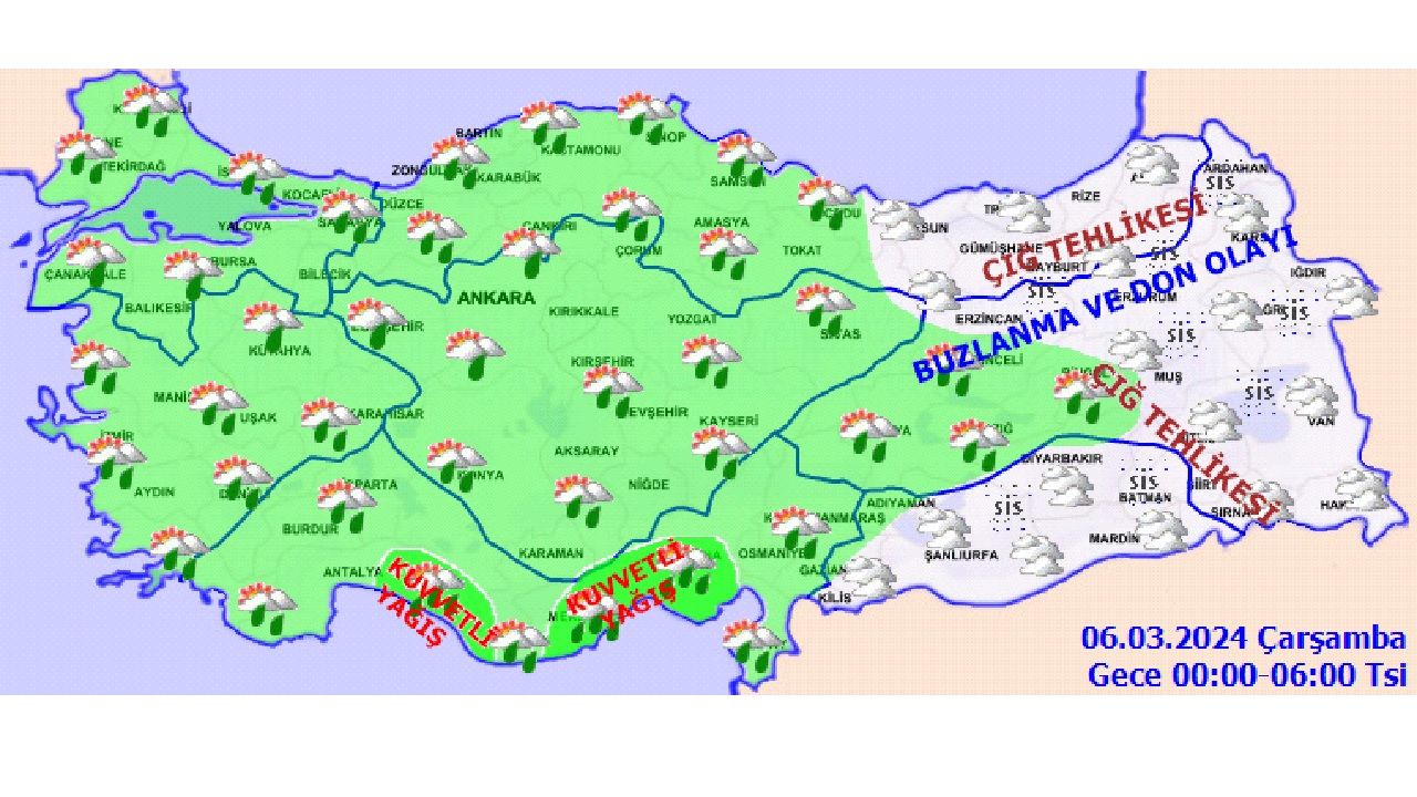6 Mart 2024 Türkiye geneli hava durumu | İşte il il hava durumu... 2