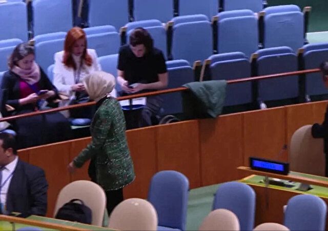 BM oturumuna Aile ve Sosyal Hizmetler Bakanı Göktaş'ın İsrail protestosu damga vurdu! 4