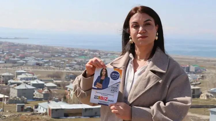 Van'da kadın muhtar adayı Leyla Bağlık, 22 erkek adaya karşı yarışacak 2