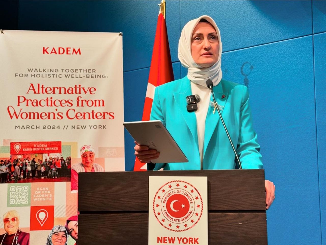 KADEM, BM Kadının Statüsü Komisyonu'nda 'Kadın Destek Merkezi' projesini anlattı 1