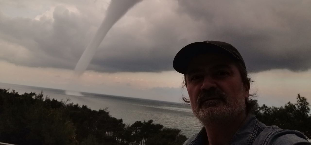 Antalya'da hortum! İşte o anlar... 2