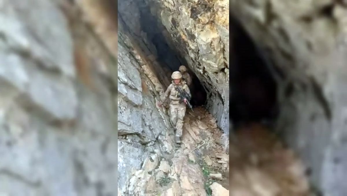 PKK'lı teröristlerin kullandığı 11 sığınak ve 2 depo imha edildi 1