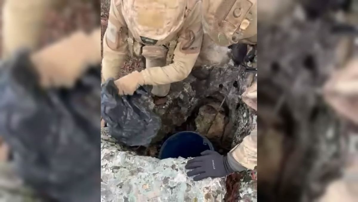 PKK'lı teröristlerin kullandığı 11 sığınak ve 2 depo imha edildi 5