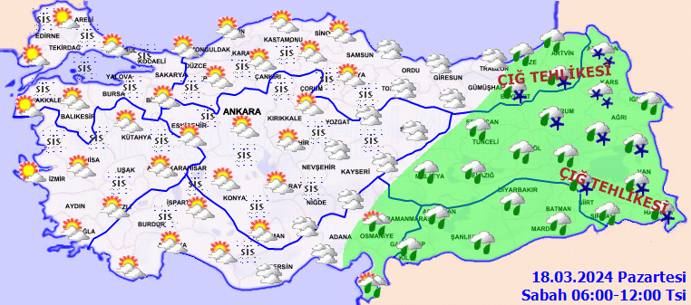 Meteorolojiden 10 il için kuvvetli yağış ve kar uyarısı! 2