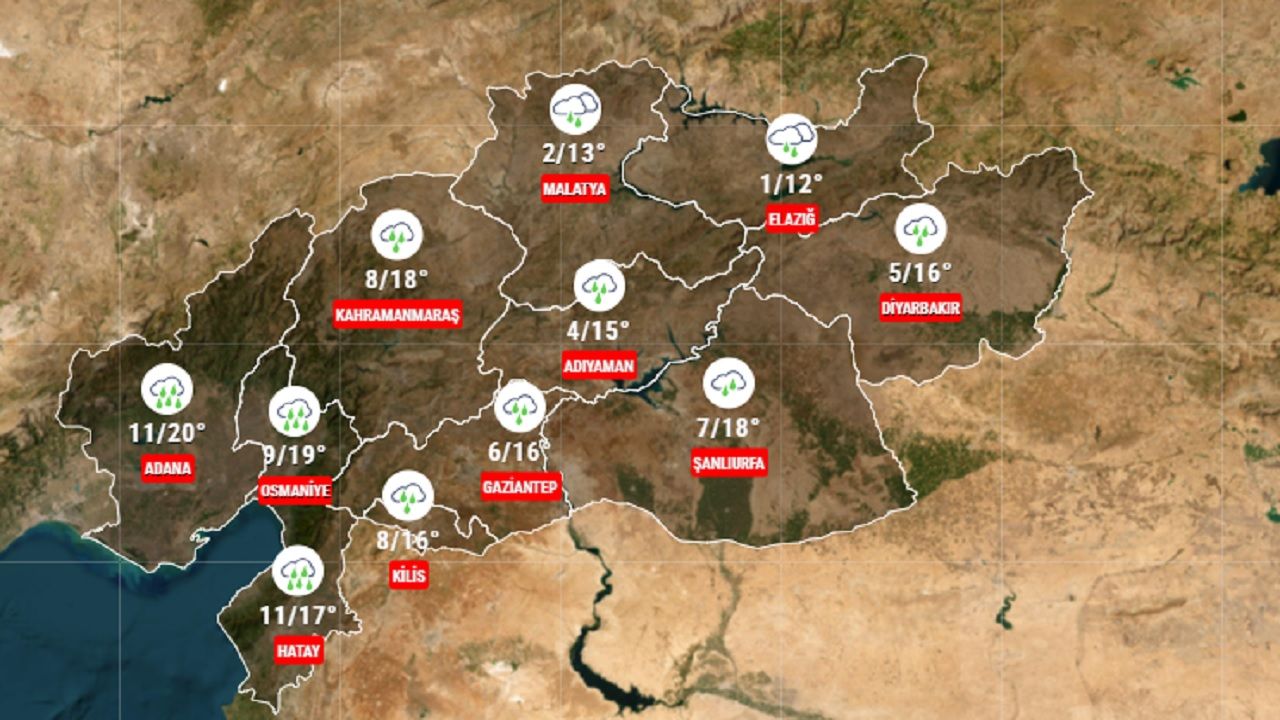 20 Mart 2024 deprem bölgesi hava durumu tahminleri geldi! İşte 11 ilde hava durumu... 1