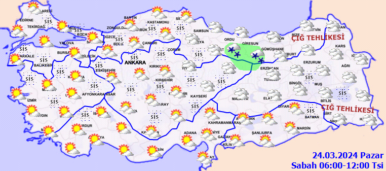 Meteorolojiden çığ düşmesine karşı uyarı! İşte il il hava durumu tahminleri 2