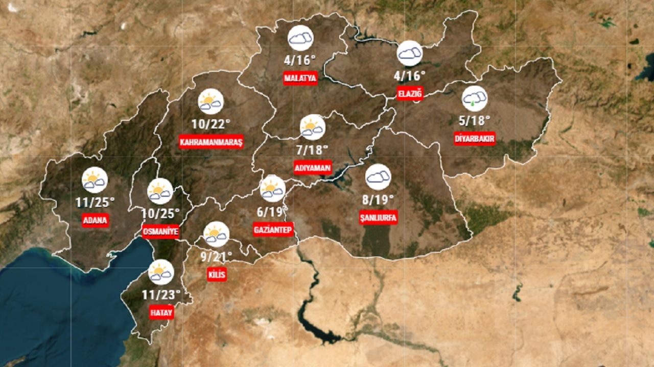 28 Mart 2024 Perşembe deprem bölgesi hava durumu | İşte 11 ilde hava durumu 2