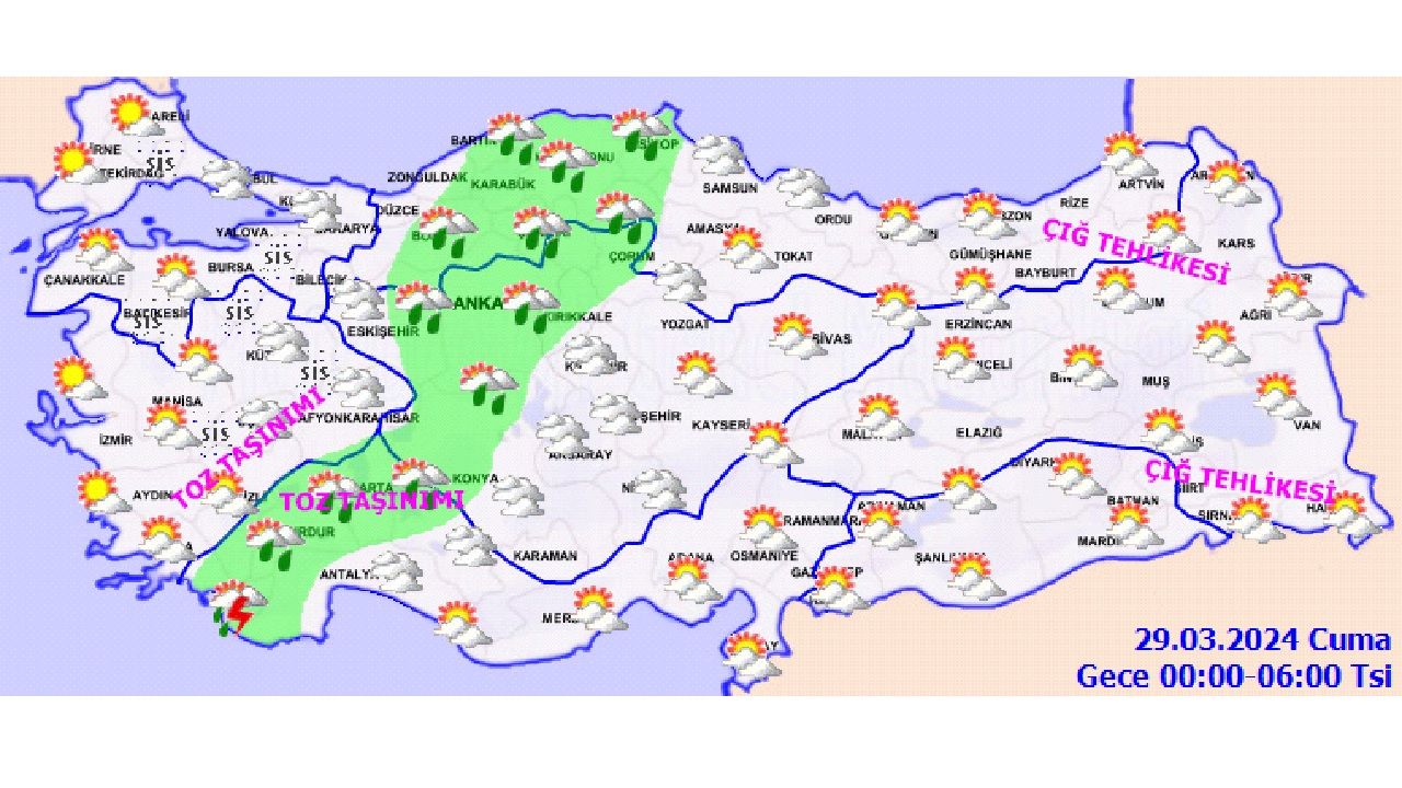 29 Mart 2024 Cuma Türkiye geneli hava durumu | İşte il il hava durumu... 2