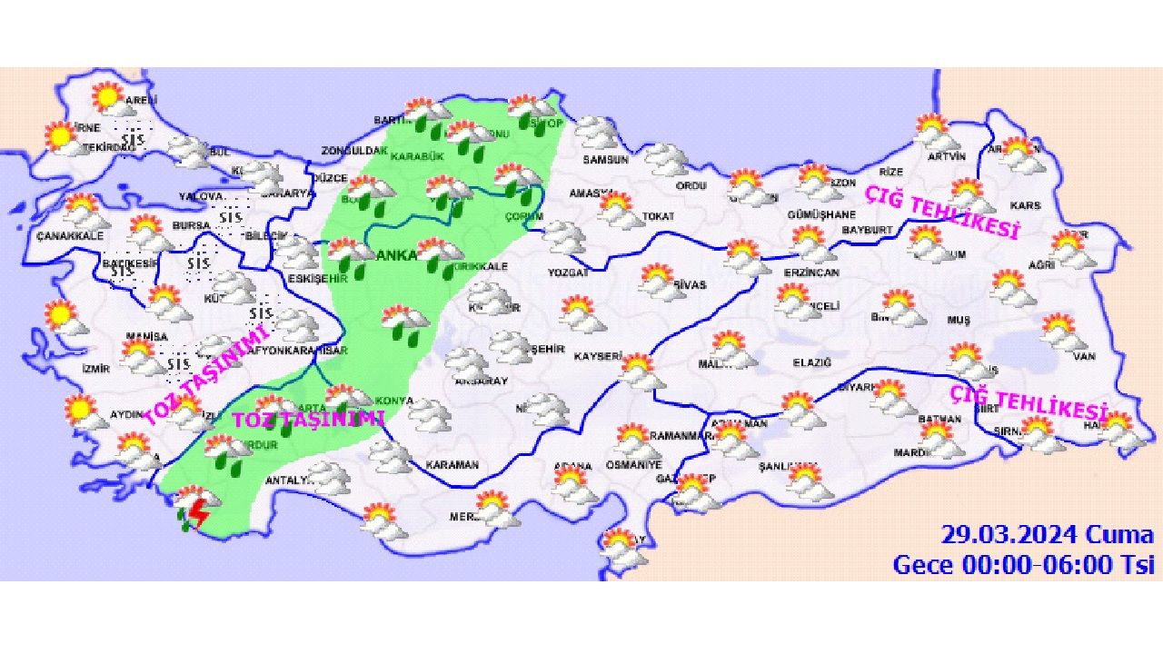 29 Mart 2024 Cuma Türkiye geneli hava durumu | İşte il il hava durumu... 4
