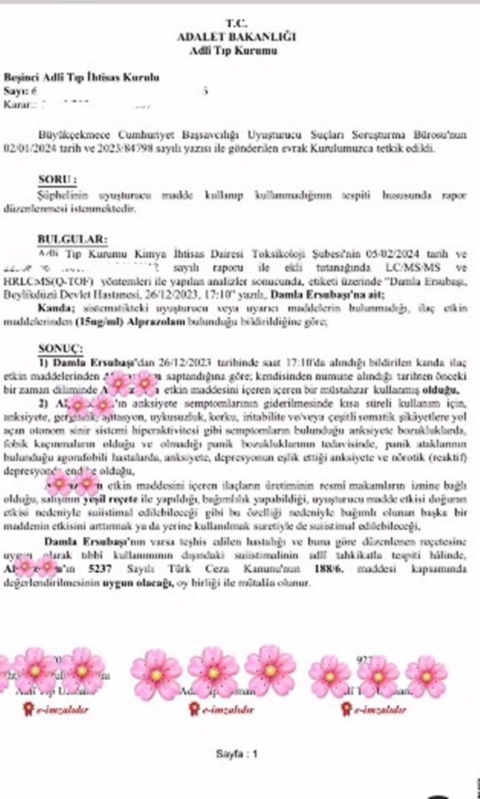 Damla Ersubaşı uyuşturucu batağında olduğunu itiraf etmişti! “Polis evimi aradı” deyip testinin sonucunu paylaştı 6