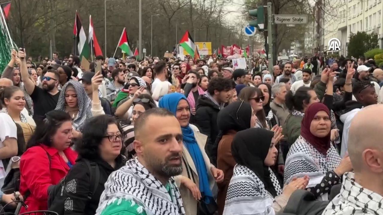 Avrupa Gazze için ayakta! Almanya- Fransa- Hollanda... Sokaklarda 'derhal ateşkes' çağrısı 1