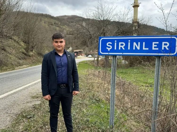 Bartın'da Şirinler köyünde 20 yaşındaki Mustafa Doğan muhtar seçildi 1