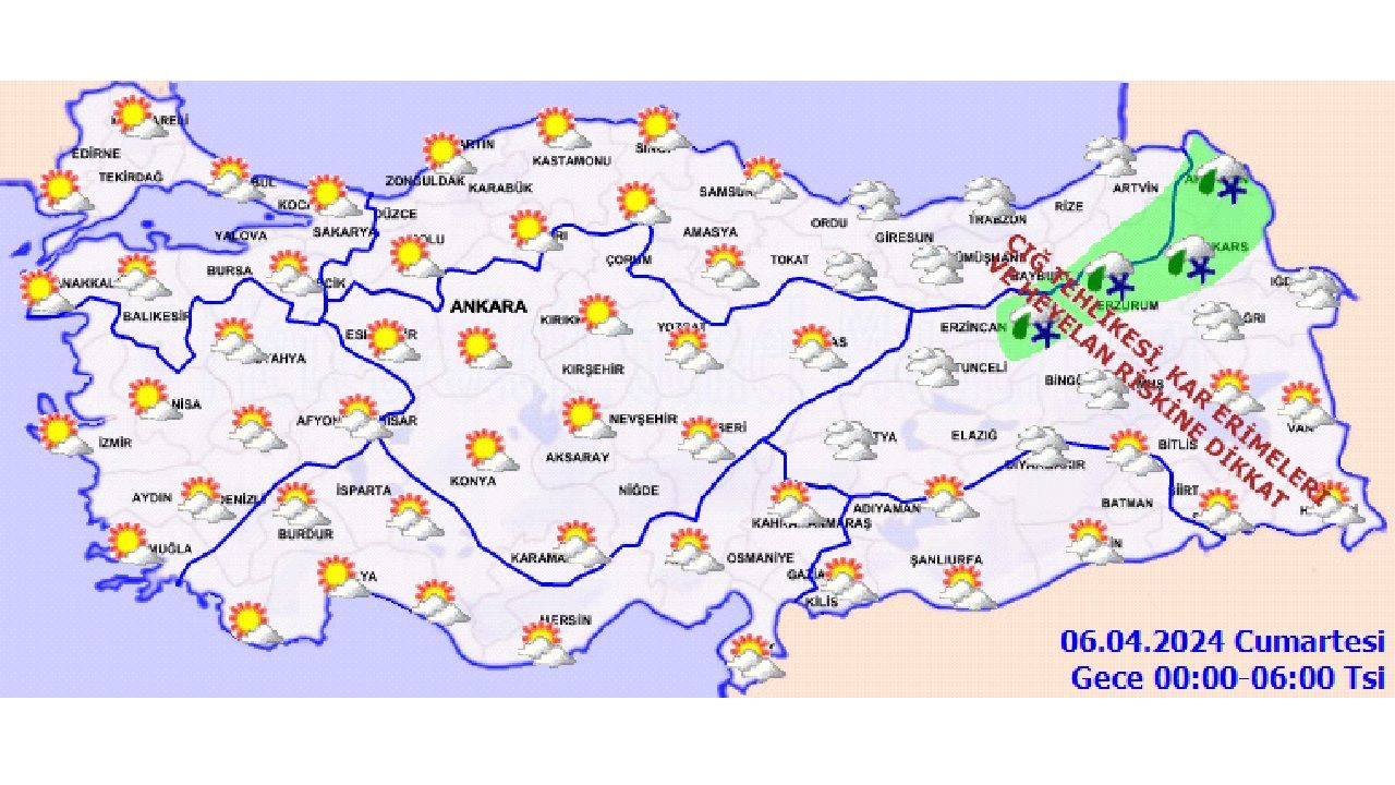 6 Nisan 2024 Türkiye geneli hava durumu | İşte il il beklenen hava sıcaklıkları... 2