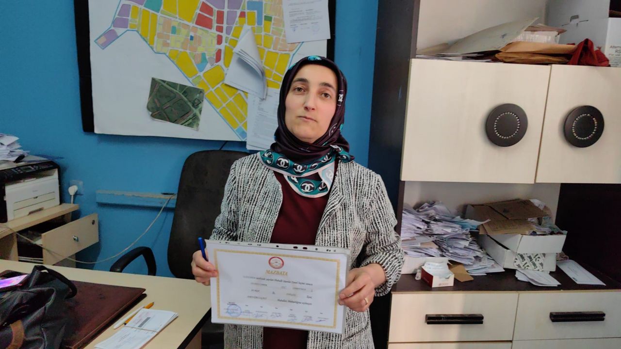 Mazbatasını aldı muhtarlık binasına gidince şoke oldu 3
