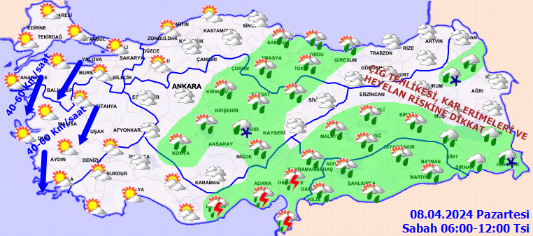 Meteorolojiden 3 il için kuvvetli yağış uyarısı! Marmara ve Ege'de fırtınaya dikkat 2