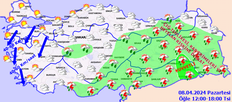 Meteorolojiden 3 il için kuvvetli yağış uyarısı! Marmara ve Ege'de fırtınaya dikkat 3