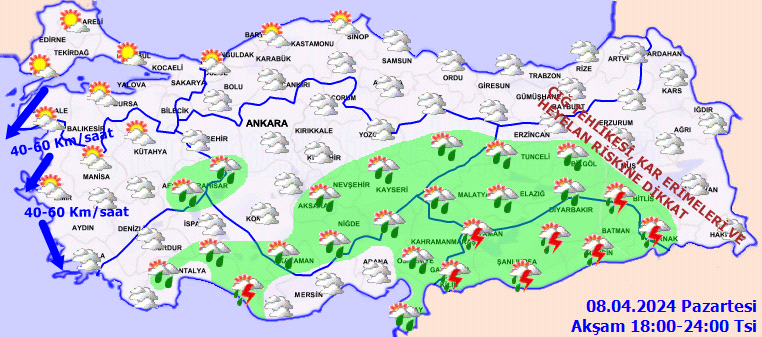 Meteorolojiden 3 il için kuvvetli yağış uyarısı! Marmara ve Ege'de fırtınaya dikkat 4