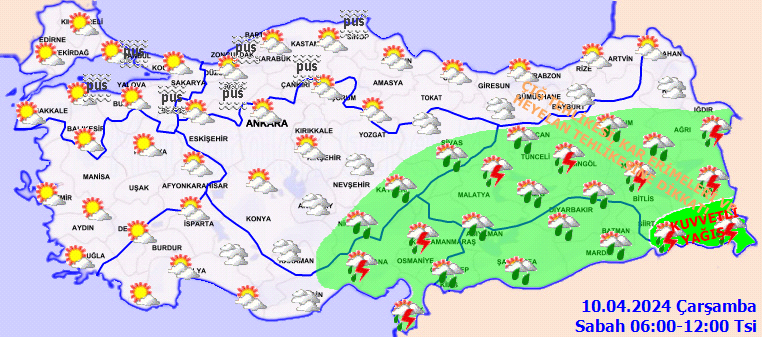 Meteoroloji'den bayram için yağış uyarısı! Bu illerde yaşayanlar dikkat! İşte 10, 11, 12 Nisan hava durumu... 3