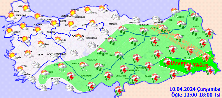 Meteoroloji'den bayram için yağış uyarısı! Bu illerde yaşayanlar dikkat! İşte 10, 11, 12 Nisan hava durumu... 4