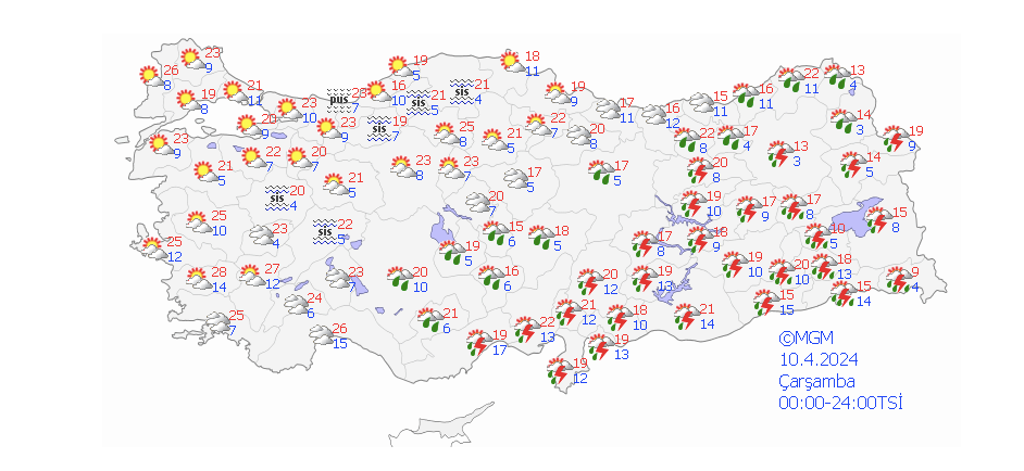 Meteoroloji'den bayram için yağış uyarısı! Bu illerde yaşayanlar dikkat! İşte 10, 11, 12 Nisan hava durumu... 7