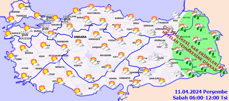 Meteoroloji Genel Müdürlüğü il il uyardı: Bayramın ikinci günü gök gürültülü sağanak, sis, çığ ve heyelan tehlikesi kapıda... 10