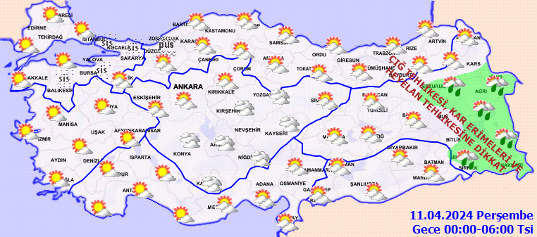 Meteoroloji Genel Müdürlüğü il il uyardı: Bayramın ikinci günü gök gürültülü sağanak, sis, çığ ve heyelan tehlikesi kapıda... 2