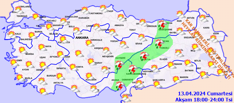 Meteorolojiden 5 bölge için sağanak yağış uyarısı! 4