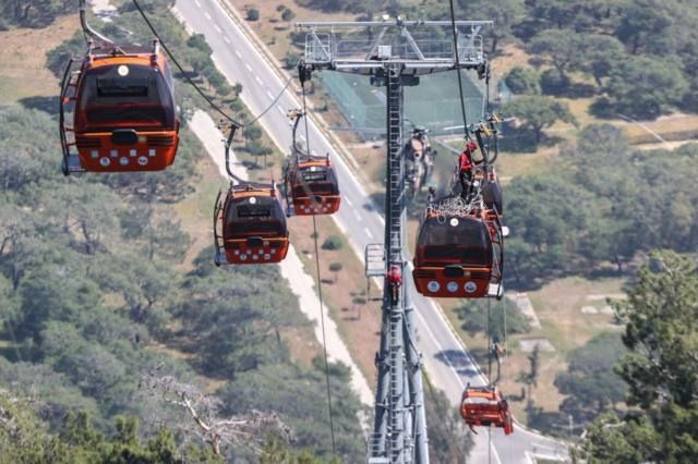 Teleferik sisteminin onarımı makara değişimi seçim ve bayram bahaneleriyle ötelenmiş 6