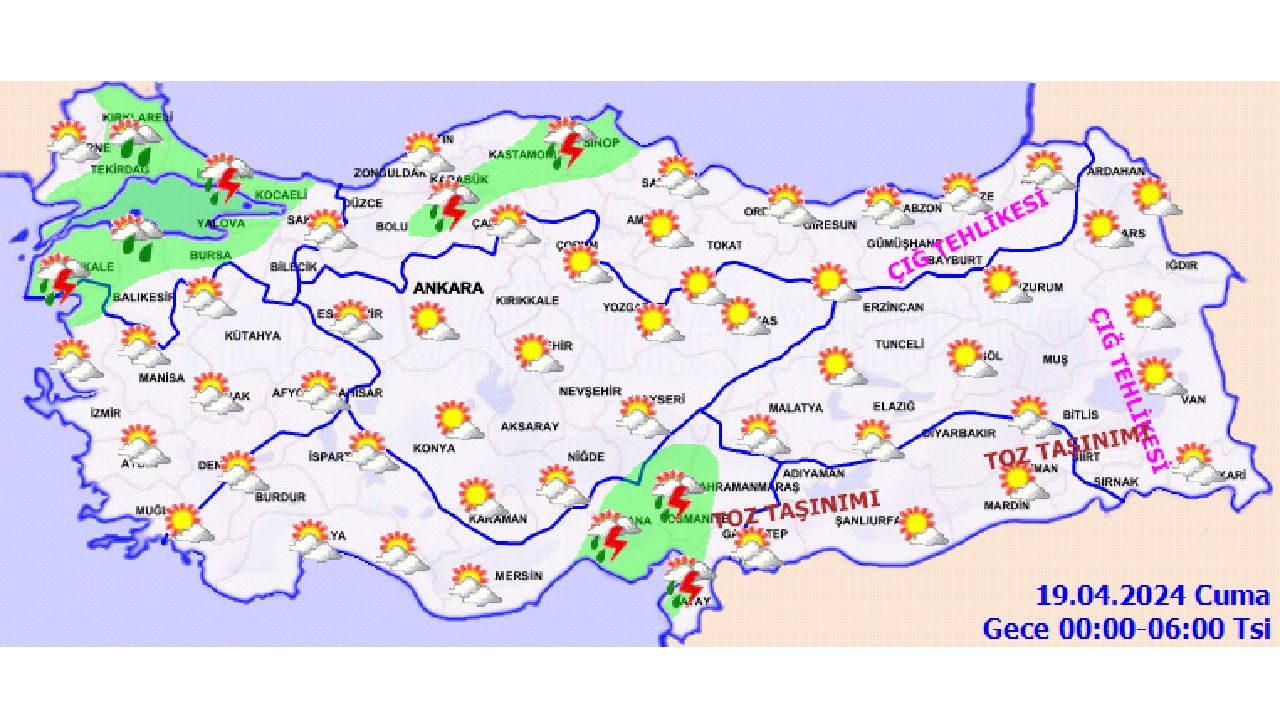 Meteoroloji'den Çanakkale ve çevresi için kuvvetli yağış uyarısı geldi! İşte 19 Nisan 2024 Türkiye geneli hava durumu... 3