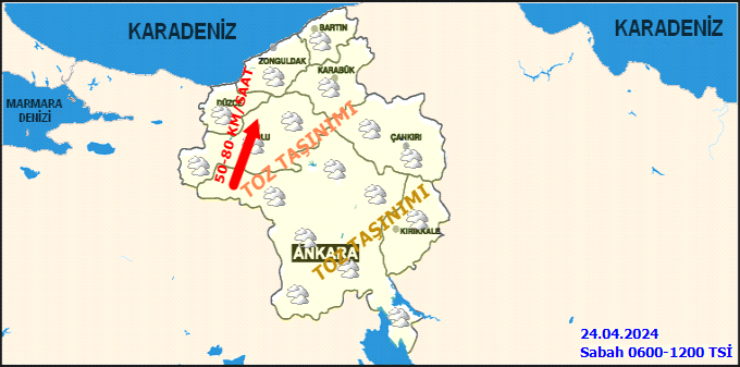 Meteorolojiden Ankara için fırtına uyarısı! 2