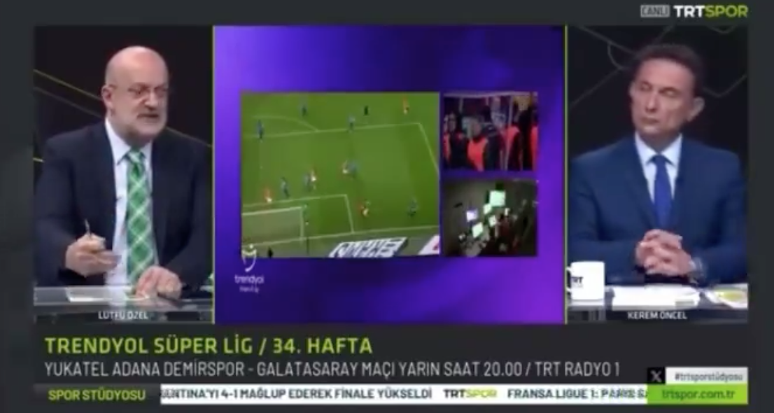 TRT Spor yorumcusundan olay yaratan yorum! “Rakip Fenerbahçe olsaydı engel olmaya çalışırlardı ama…” Sosyal medyada Galatasaraylıları isyan ettirdi 4