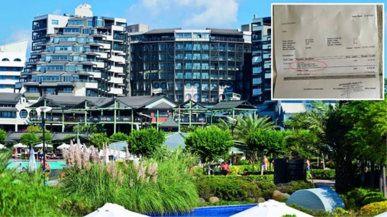 Antalya'daki lüks otelde milliyet farkı ücreti skandalı! Sosyal medyada büyük tepki çekti! Bakanlık harekete geçti... 1