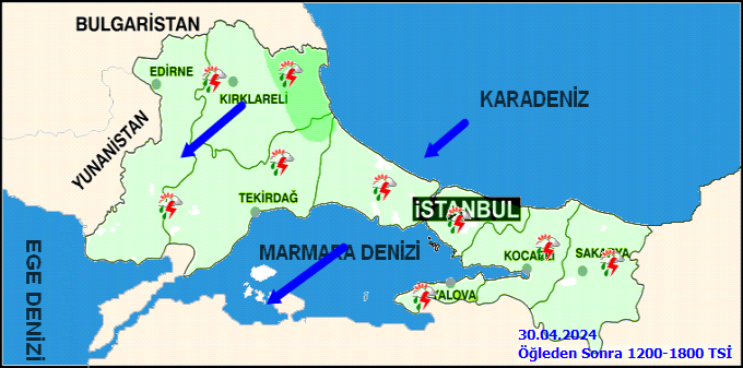 İstanbul için yağmur ve fırtına uyarısı! 3