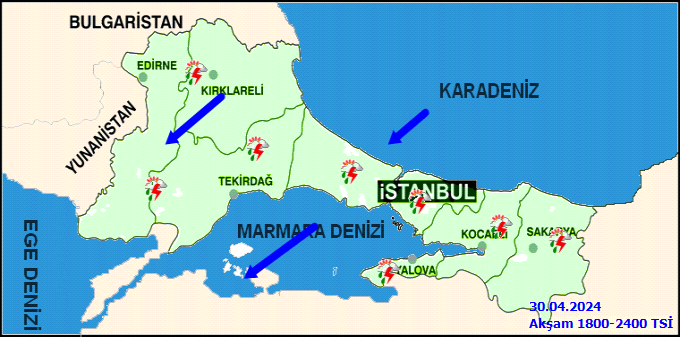 İstanbul için yağmur ve fırtına uyarısı! 4