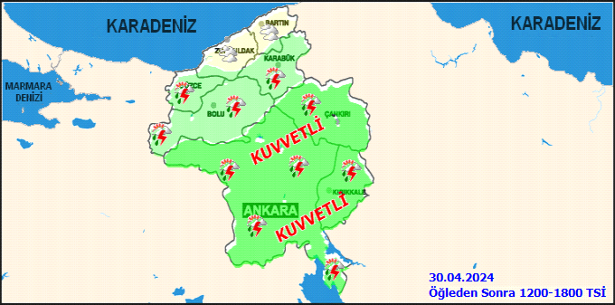 Meteorolojiden Ankara için kuvvetli yağış uyarısı! 3