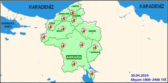 Meteorolojiden Ankara için kuvvetli yağış uyarısı! 4