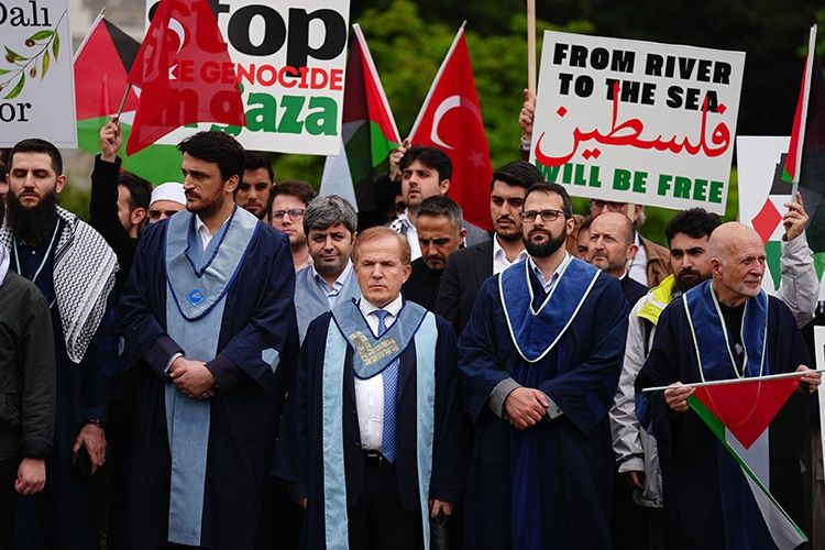 Boğaziçili öğrencilerden Filistin için eylem yapan ABD'li öğrencilere destek 4