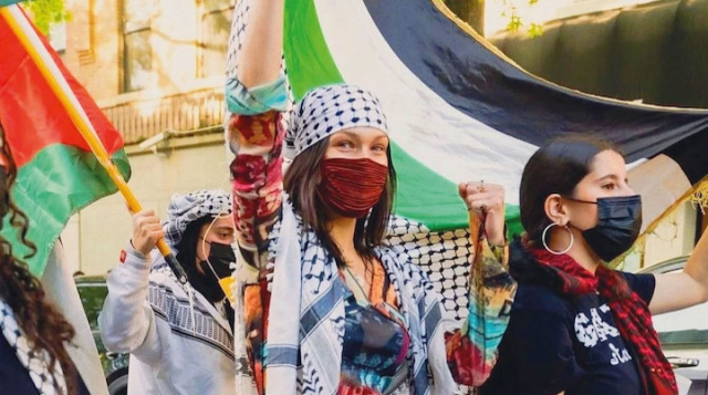Filistin'e destek verdiği için başına gelmeyen kalmamıştı! Bella Hadid, modelliği bıraktı 7
