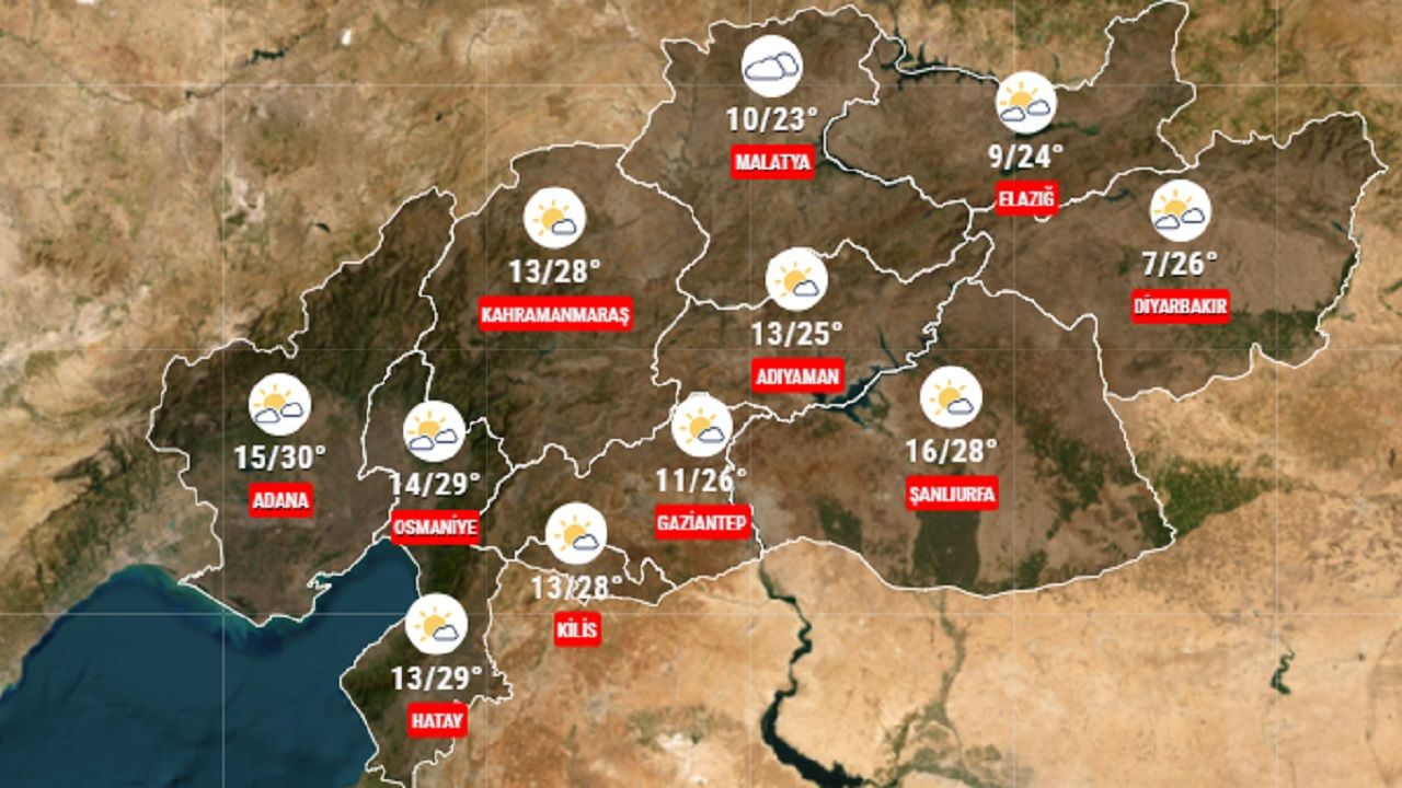 Meteoroloji açıkladı! Deprem bölgesinde parçalı bulutlu ve yağışlı hava etkili olacak... 1