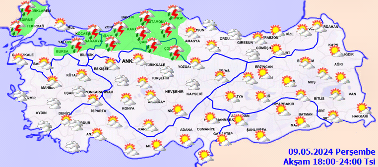 Meteorolojiden birçok il için sağanak yağış uyarısı! 4