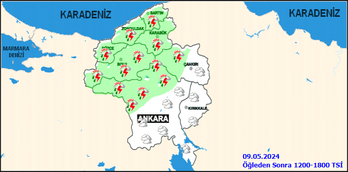 Meteorolojiden Ankara için sağanak yağış uyarısı! 3
