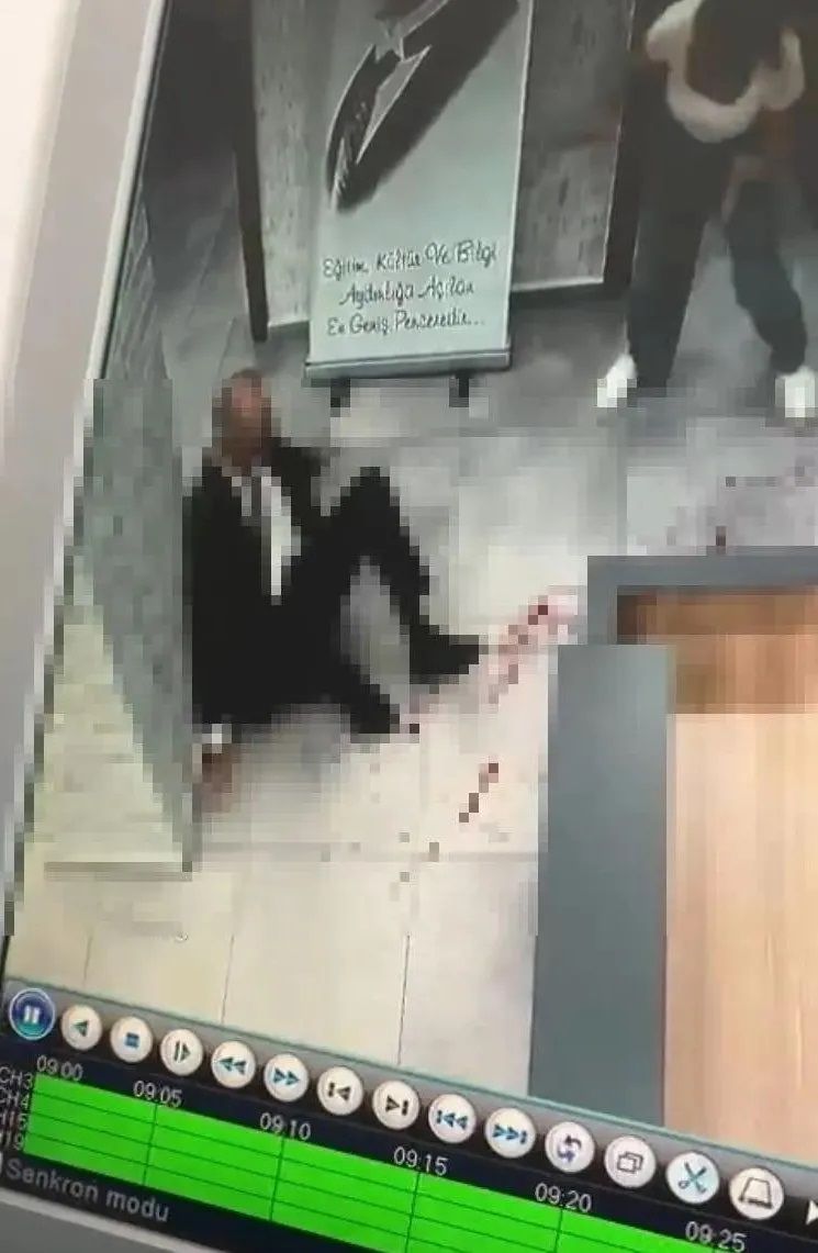 Öğrencisi tarafından öldürülen okul müdürü İbrahim Oktugan'ın son görüntüleri ortaya çıktı 4