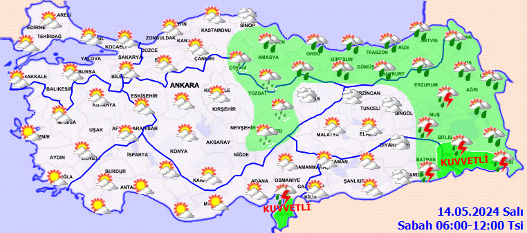 Meteorolojiden birçok il için kuvvetli yağış uyarısı 2
