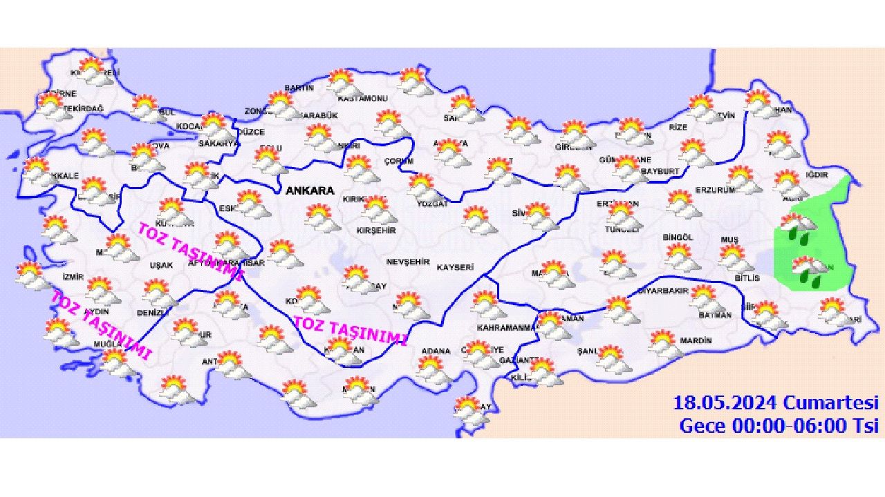 18 Mayıs 2024 Türkiye geneli hava durumu | İşte il il hava durumu... 1
