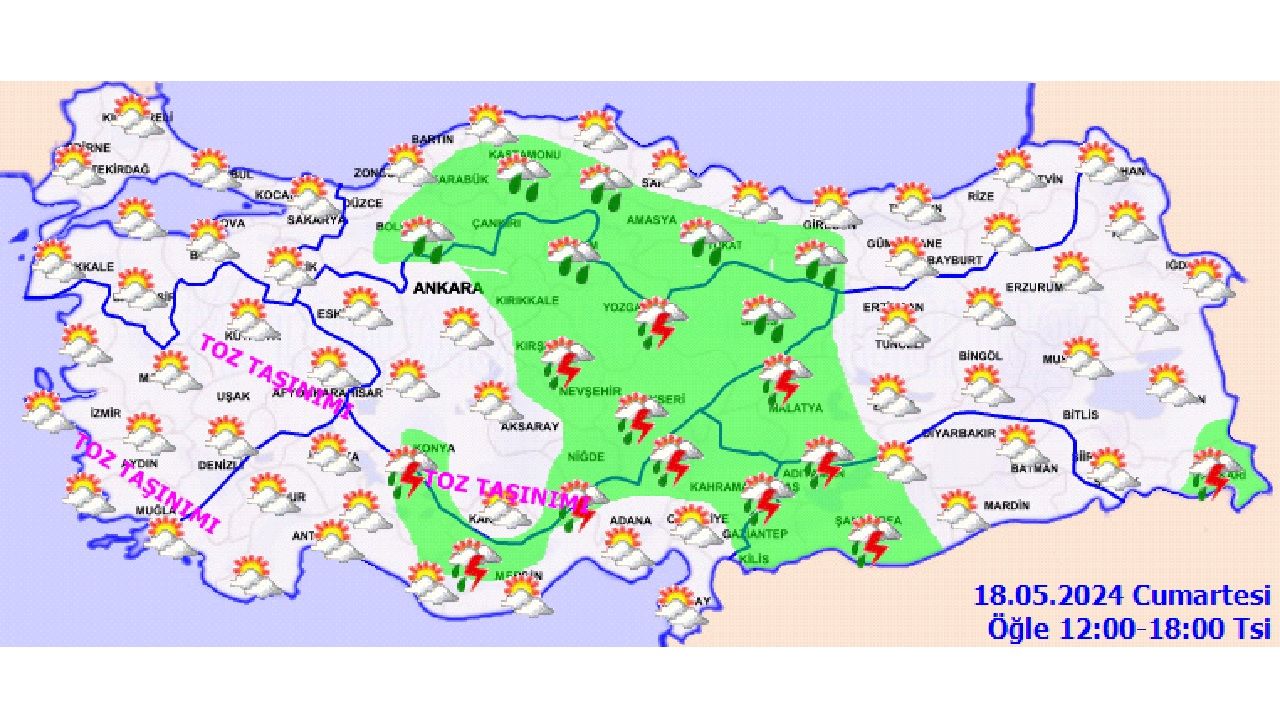 18 Mayıs 2024 Türkiye geneli hava durumu | İşte il il hava durumu... 3