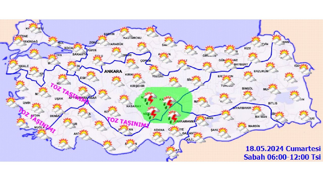 18 Mayıs 2024 Türkiye geneli hava durumu | İşte il il hava durumu... 4